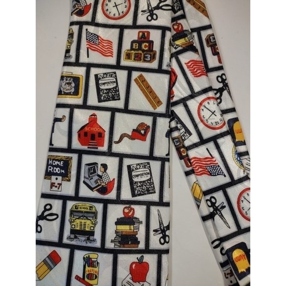 Steven Harris handmade school theme necktie - Picture 9 of 11